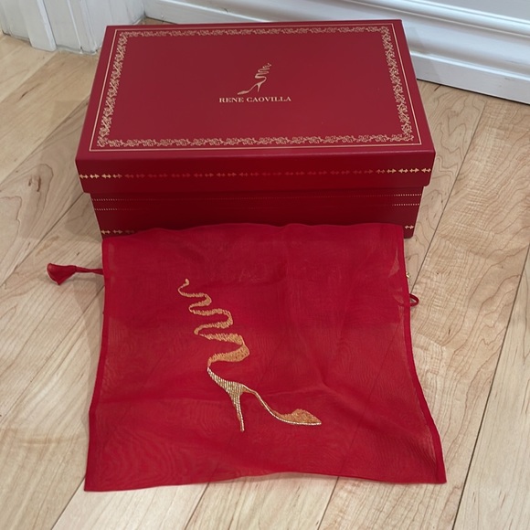 Renee Caovilla Strass Snake Wrap Sandal size 7 - Picture 6 of 6